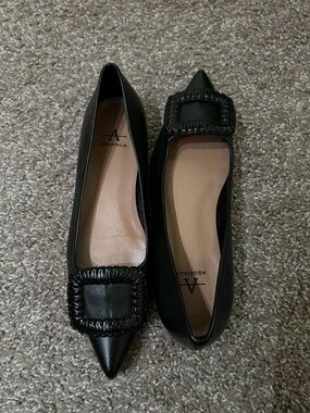 Aquatalia Jena leather Pointed Toe Ballet Flats NWOT